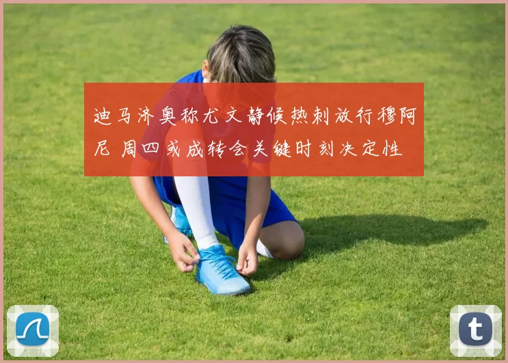 迪马济奥称尤文静候热刺放行穆阿尼 周四或成转会关键时刻决定性